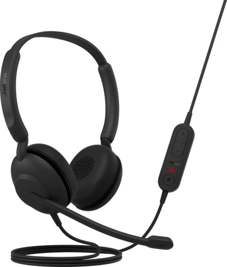 Jabra Evolve 10 Vezetékes Call Center Sztereo Headset - Fekete