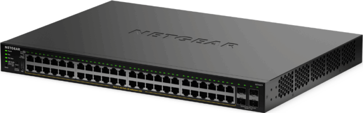Netgear GS348TP-200EUS Fémházas Smart Managed 48-port Gigabit PoE+ Rack Switch