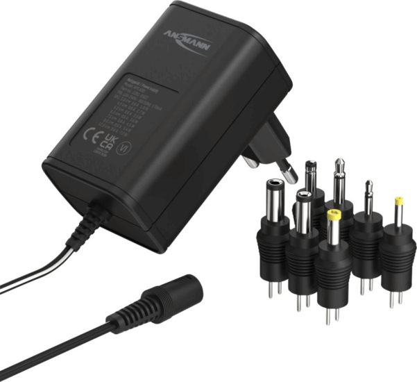 Ansmann APS 600 hálózati töltő 7db adapterrel 3-12 V / 7,2W