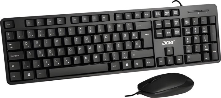 Acer AAK400 Vezetékes Billentyűzet és Egér Szett HUN - Fekete