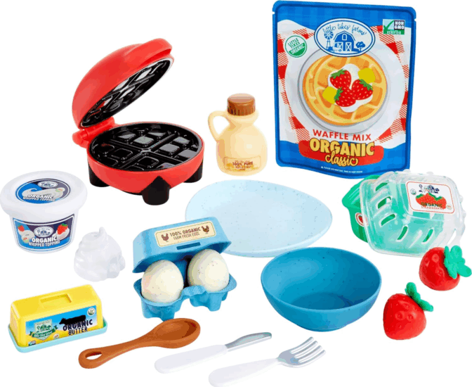 MGA Entertainment Little Tikes Creative Chefs 18 részes Gofri készítő szett
