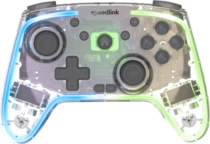 Speedlink RAIT NX RGB Wireless Gamepad (PC / Switch / Android) - Fekete