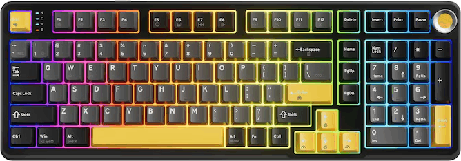 Marvo Titan 98 Wireless Gaming Billentyűzet US - Fekete