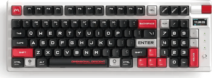 Monka Storm Wireless Gaming Billentyűzet US - Fehér