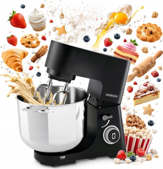 Heinrich's HKM 8150 Konyhai robotgép 15L 2500 Watt - Fekete Heinrich's HKM 8150 Konyhai robotgép 15L 2500 Watt - Fekete