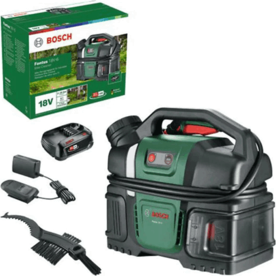 Bosch 06008B6201 Hordozható Akkus Magasnyomású mosó 18V