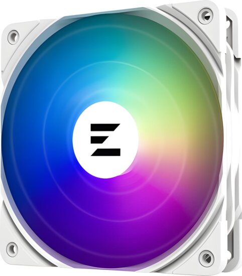 Zalman ZM-AF120 PWM 120mm ARGB Rendszerhűtő ventilátor - Fehér