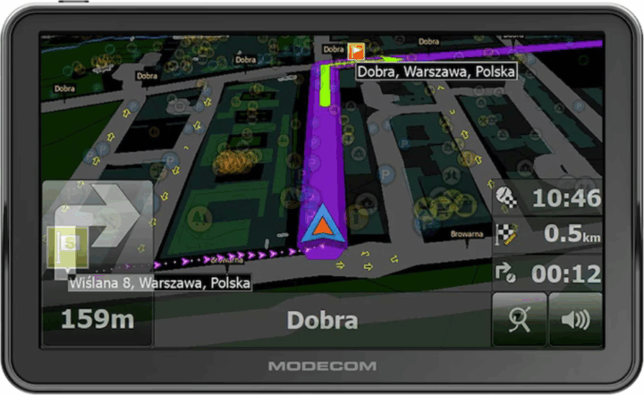 Modecom 7" FreeWAY CX 7.3 GPS navigáció (Teljes EU Térkép)