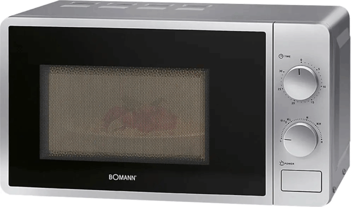 Bomann MW 6014 Szabadonálló Mikrohullámű sütő 20L 700W - Ezüst
