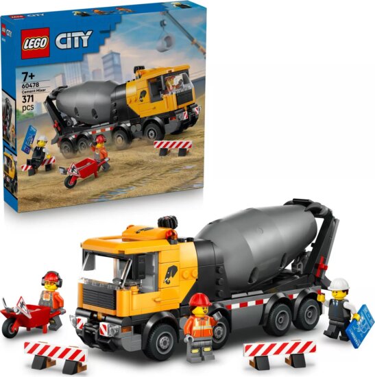 LEGO 60478 City - Betonkeverő Teherautó LEGO 60478 City - Betonkeverő Teherautó