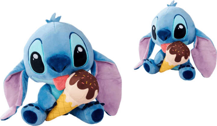 Simba Disney Stitch Fagylalttal Plüssfigura 25cm