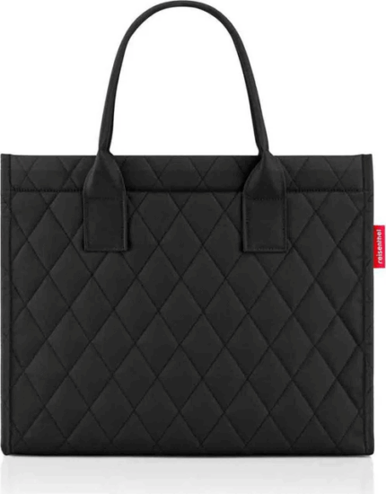 Reisenthel Daily Shopper Business bevásárlótáska 42x17x35 cm - Fekete / rombusz mintás