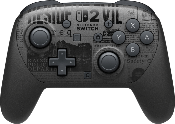 Nintendo Pro Controller Resident Evil Requiem Edition Wireless Kontroller (Nintendo Switch 2) - Fekete/Mintás