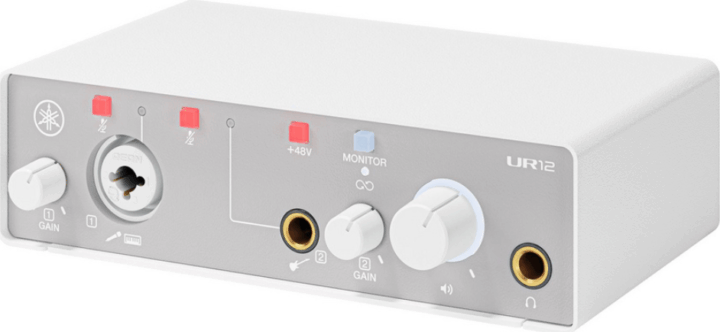Yamaha UR12MK3 USB-C Audio Interfész - Fehér