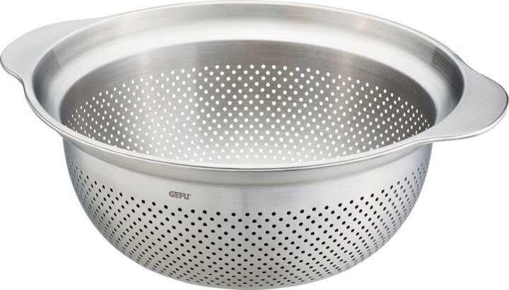 Gefu PREMIO Rozsdamentes acél Szűrő-zöldségmosó tál Ø 27 cm - Inox