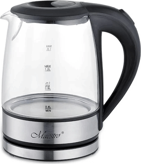 Maestro MR-062 Vízforraló 1.7L 1630W - Fekete