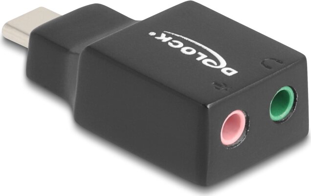 Delock 67128 Külső 7.1 USB‑C 2.0 Hangkártya