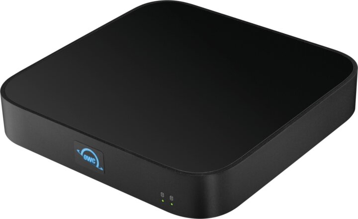 OWC miniStack STX 2,5" / 3,5" Thunderbolt 4 Külső HDD/SSD ház - Fekete
