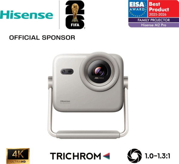 Hisense M2 PRO Smart 4K UHD 1300 Lumen 3D Projektor - Fehér