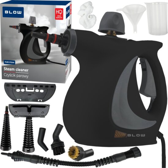 BLOW 44-750 Pure Steam Gőztisztító Felmosó készülék 1050 Watt - Fekete