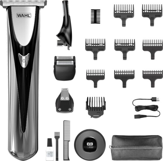 Wahl Elite Groom Vezeték nélküli Akkus Nedves-Száraz Testszőrnyíró - Fekete / Ezüst
