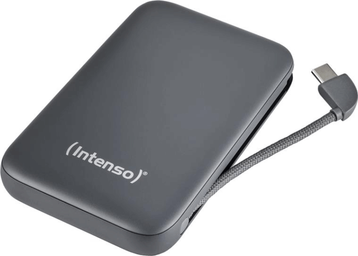 Intenso S10000 Powerbank 10000mAh (3,0A / 5,0V) + USB-C Kábel - Szürke