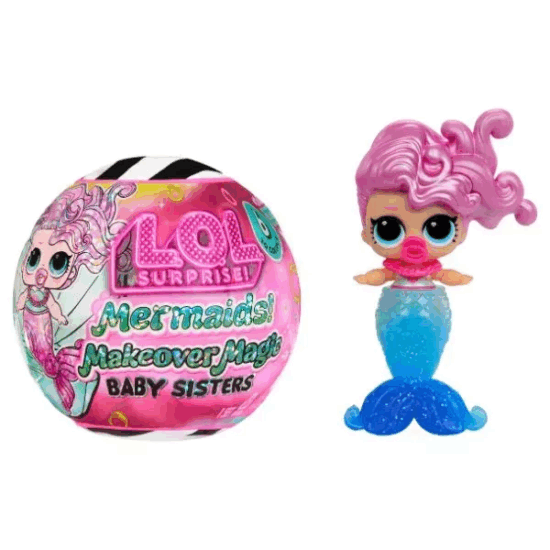 MGA Entertainment L.O.L. Surprise színváltós Makeover Magic Sellő bébi