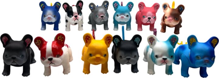 Kensho Kibo KIB-0001 Interaktív Francia bulldog Játék - Többféle