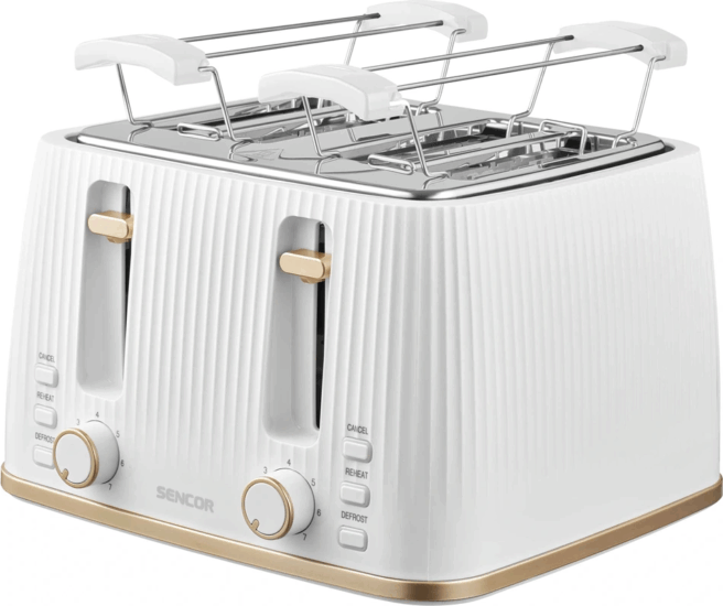 Sencor STS 7540WH 4 Szeletes Kenyérpirító 1860W - Fehér
