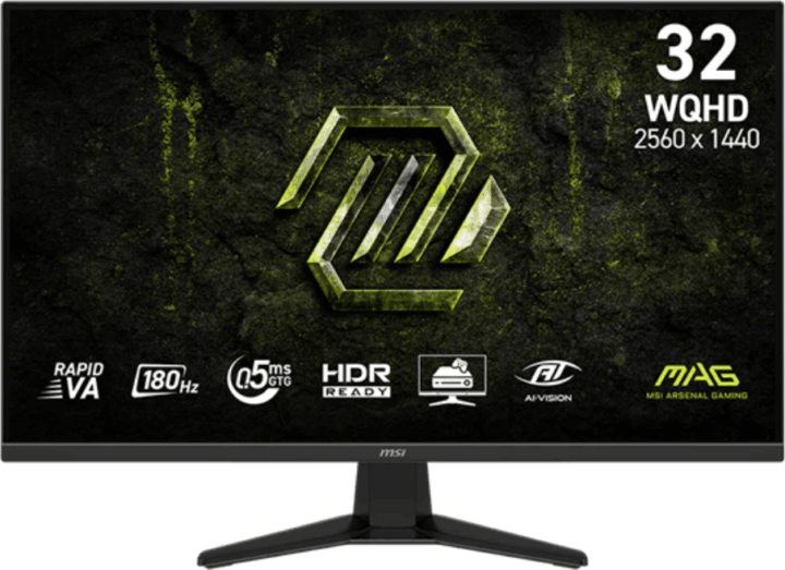MSI 31,5" E18V 16:9 WQHD Rapid VA Gaming Monitor - Fekete