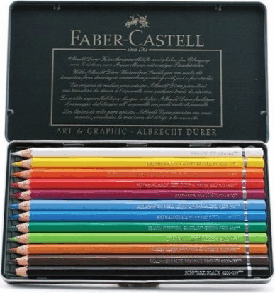 Faber Castell FC117512 Akvarell ceruza készlet - Vegyes színek (12 db / csomag)