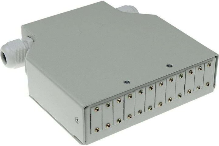 ACT FA2043 DIN Sínre Szerelhető Optikai Szerelvény Doboz 12 Port - Bézs