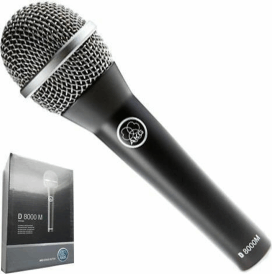 AKG D8000M Dinamikus Hiperkardioid Vokál Mikrofon - Fekete