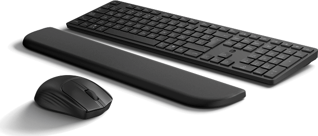 HP 585C Többeszközös Wireless + Bluetooth Billentyűzet + Egér HUN - Fekete