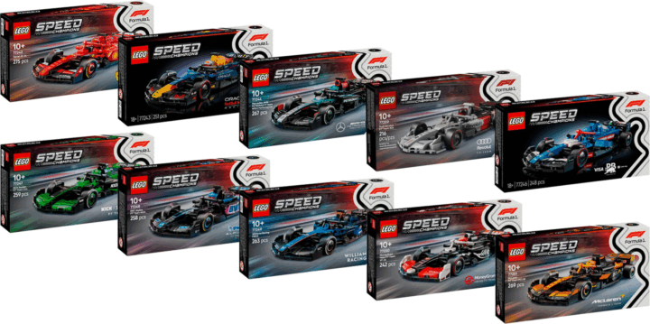 LEGO Speed Champions - Forma 1 Építőjáték 10 darabos készlet