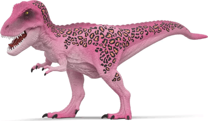 Schleich 72272 Dinosaurs - Leopárd mintás Pink T-Rex figura