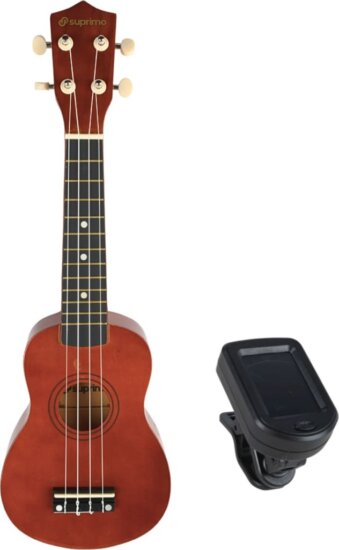 Suprimo UK21 Szoprán Ukulele szett - Barna