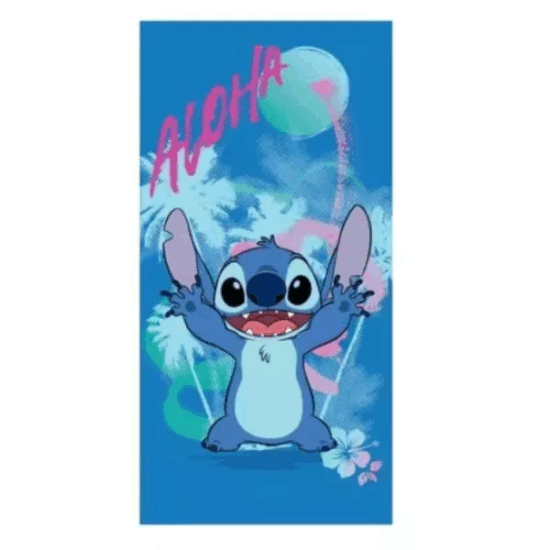 Lilo & Stitch Pamut Fürdőlepedő 70 x 140 cm - Mintás Lilo & Stitch Pamut Fürdőlepedő 70 x 140 cm - Mintás