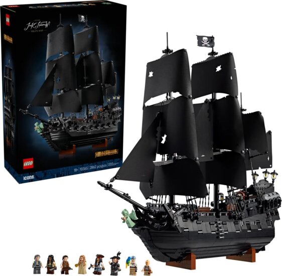 LEGO 10365 Icons - Jack Sparrow Kapitány Kalózhajója