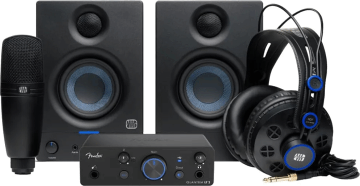 Fender Quantum Complete Stúdió szett - Fekete