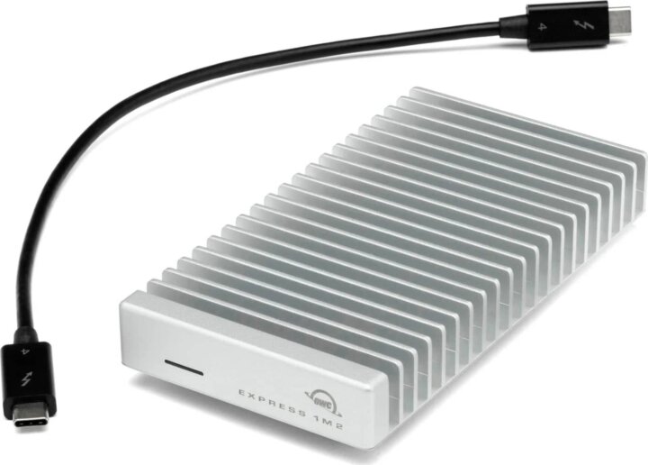 OWC Express 1M2 USB4 / Thunderbolt Külső M.2 SSD Ház - Ezüst