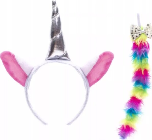 Két részes Unikornis jelmez kiegészítő szett 3-6 éves gyerekeknek