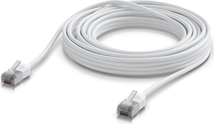 Ubiquiti UniFi Premium Kültéri Cat6a RJ45 Patch Kábel 8m - Fehér