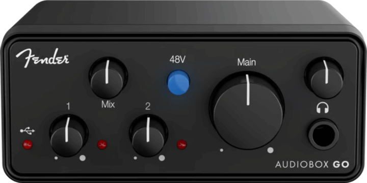 Fender Audiobox GO USB-C Audio Interfész - Fekete