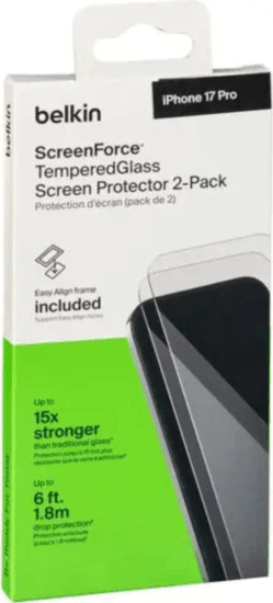 Belkin ScreenForce Apple Iphone 17 Pro Kijelzővédő üveg fólia (2db)