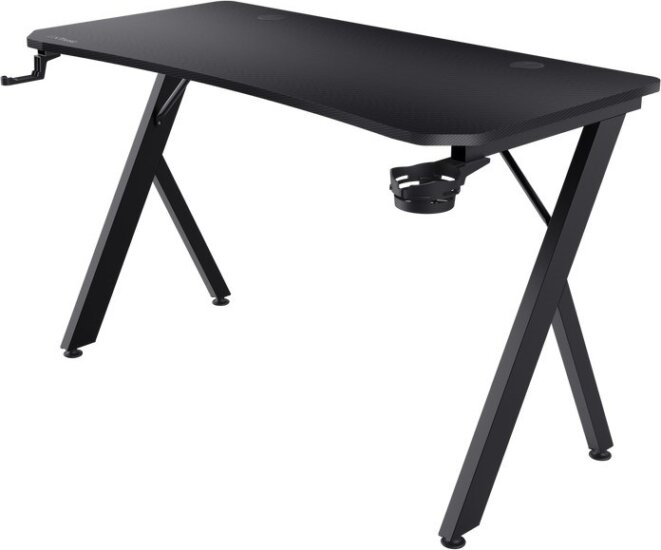 TRUST GXT 712 Dynamus Desk Gamer Asztal 120 x 60 x 74 cm - Fekete