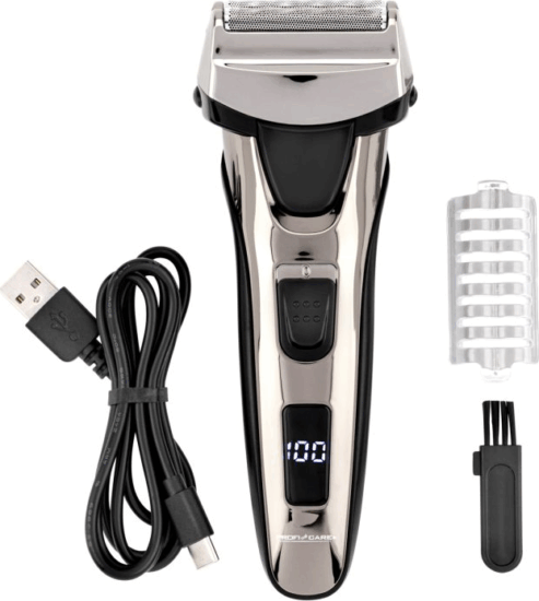 ProfiCare PC-HR 3140 Vezeték nélküli Akkus Borotva - Fekete / Króm