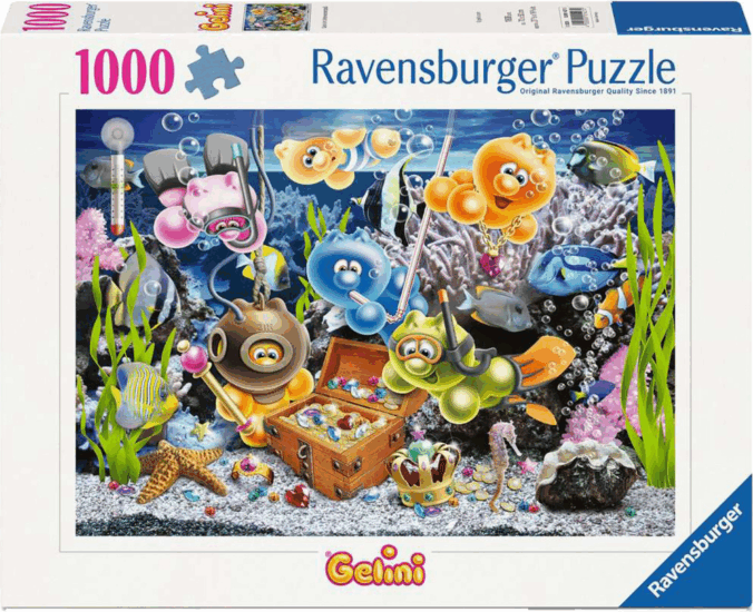 Ravensburger Gelini víz alatti móka 1000 darabos puzzle
