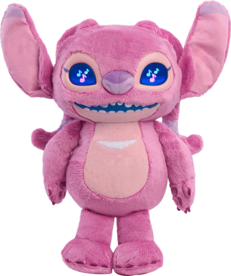Just Play Disney Stitch Many Moods Angel Interaktív plüssfigura 34cm