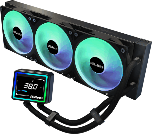 ASRock Challenger 360 Digital PWM Univerzális CPU vízhűtés - fekete